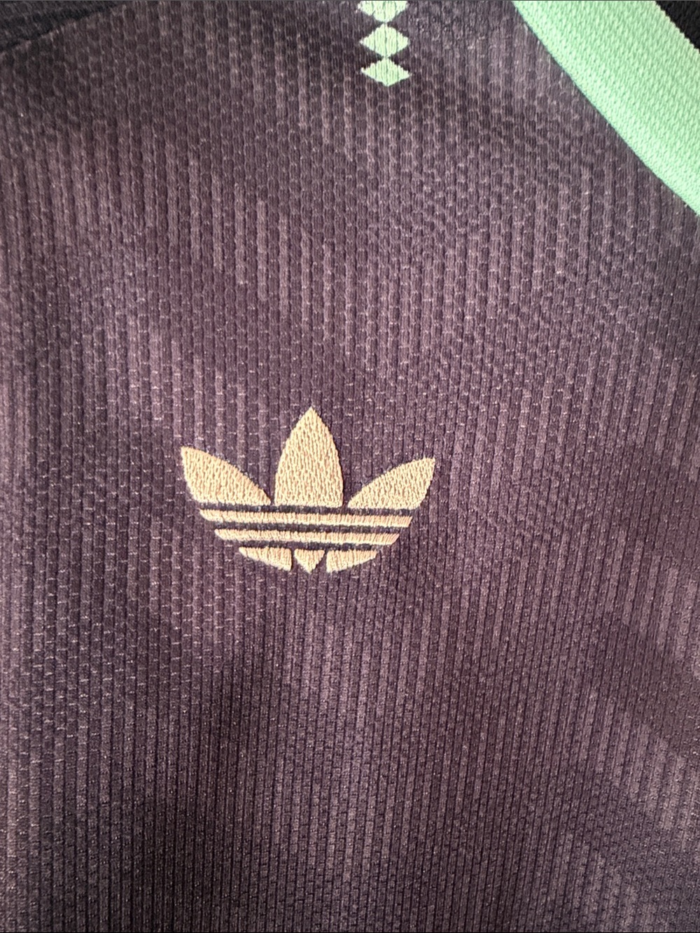 adidas Women's Navy GERMANY Soccer Jersey with Turquoise Trim - Picture 3 of 6